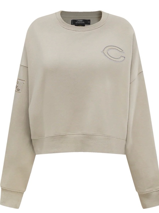 Pro Standard Tops - Pro Standard Chicago Bears Oversized Patched Sweatshirt – Women’s XL, Taupe